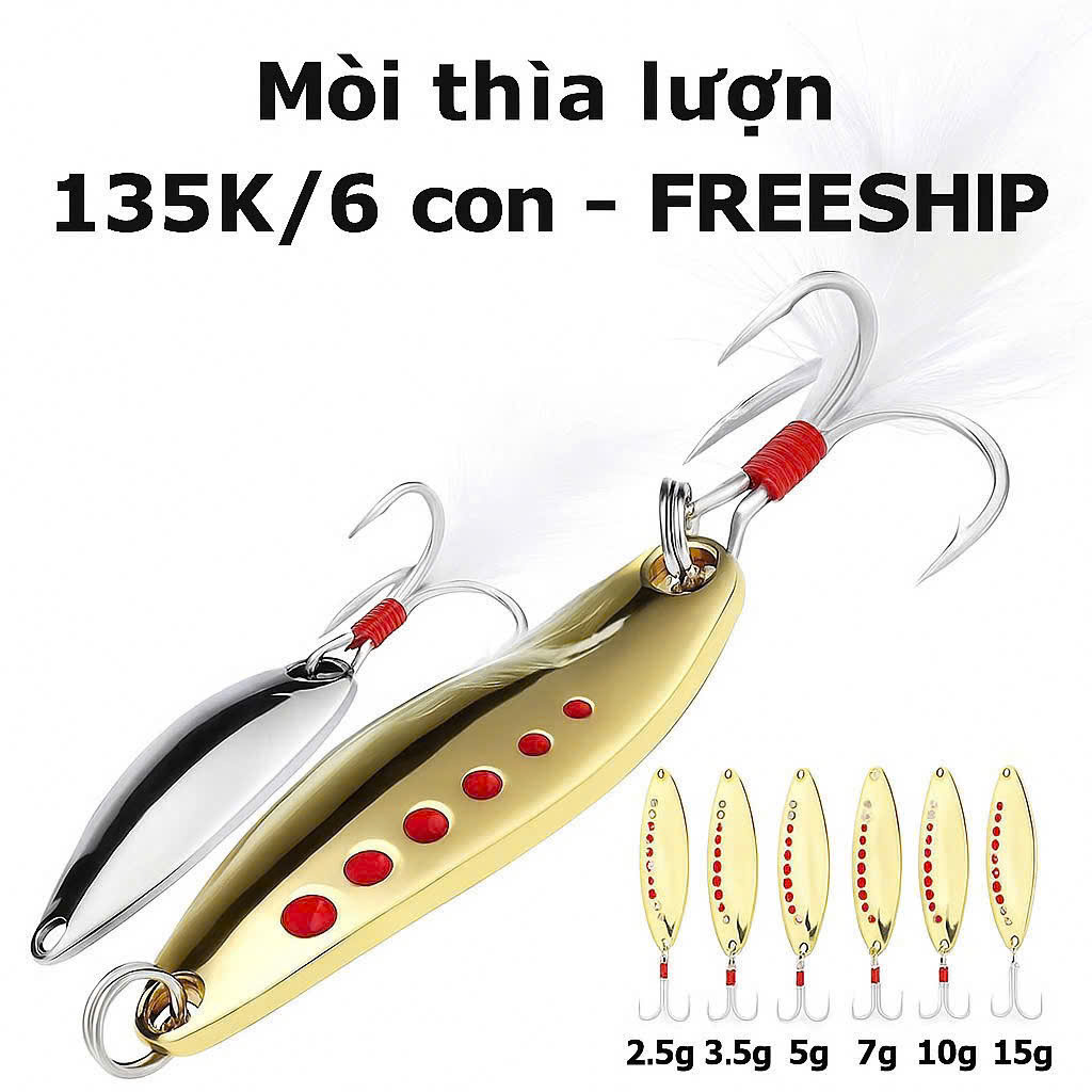 Bộ 6 con mồi cá